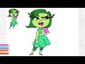 How to Draw Disgust | from Inside Out 2