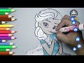 Elsa and Enna Drawing for Kids | How To Draw ELSA Step By Step Easy FROZEN 2 for Beginners