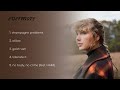My top 5 songs from each Taylor Swift album