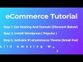 How To Create An eCommerce Website With Wordpress 2024 -ONLINE STORE- (Easy For Beginners)
