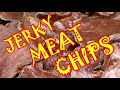 Meat chips are easy to make yourself. Natural jerky is very tasty