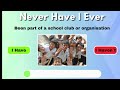 Never Have I Ever | School Edition | Challenge