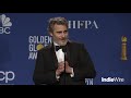 Joaquin Phoenix Is Tired of Answering Same ‘Joker’ Questions: ‘This Is Old News’ — Golden Globes