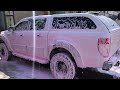 How to wash SUPER MUDDY Ford RANGER ?! Satisfying deep clean ! muddiest 4x4 off road !