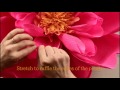 How to Make Giant Paper Flowers for a Wedding Backdrop - DIY Craft Tutorial