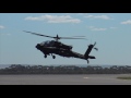 Boeing AH-64E Apache Longbow Attack Helicopter starting up