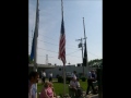 Raising Dad Haas' flag, Memorial Day 2011.