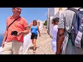 SANTORINI Walking Tour 🇬🇷☀️ | Fira, Greece Immersive Video with Captions [4K/60fps]