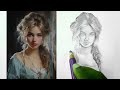 How to draw pencil shading portrait | learn pencil shading portrait | girl face drawing.