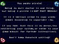 Dr. Robotnik's Mean Bean Machine - Anti Piracy Screen