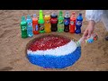 YouTube, Pop It, FaceBook and Pepsi Logo in the Hole with Orbeez, Popular Sodas & Mentos