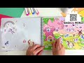Magical Unicorn Forest Sticker Activity Book Walkthrough | Fun Sticker Play for Kids
