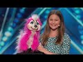 12-year-old ventriloquist Brynn Cummings follows in Darci Lynne's footsteps | Auditions | AGT 2023