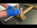 Restoration of the 300-Year-Old Spinning Wheel - FURNITURE RESTORATION- Tightening Joints with Water