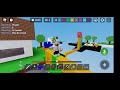 Destroying teamers in roblox bed wars :D