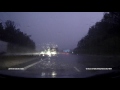 E430 Starker Regen auf Landtraße und Autobahn Gloom and doom
