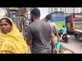 Dhaka walking tour || Hosen market to Middle badda 16 July 24