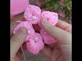 I made a very easy crochet flower with the perfect harmony of pearl and wool thread, let's watch!!