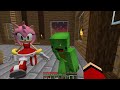 How JJ got Trapped by the SONIC.EXE AMY ROSE Tails EXE in Minecraft Challenge - Maizen JJ and Mikey