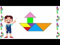 El tangram para niños | Sus figuras geométricas