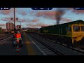 Class 37 with nameplate and class 66 at Gothlan (GCR Roblox)
