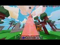 LUCKY BLOCK RACE... But With a FAN! (Roblox BedWars)