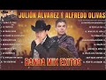 JULION ALVAREZ Y ALFREDO OLIVAS EXITOS MIX - MUSICA ROMANTICA DE BANDA MIX - BANDAS ROMANTICAS 2024