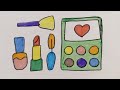 Coloring and Drawing Make-up set for kids | Easy Drawing