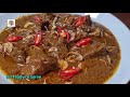 Bistik Daging Sapi. Resep Emak. Kuah Kental, Berkecap, Berempah.