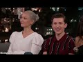 tom holland annoying everyone in the marvel cast for 12 minutes straight