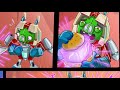 Angry Birds Transformers - ALL CUT SCENES Combo
