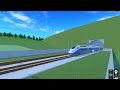 Roblox Trains: Express - All trains exiting tunnel at full speed