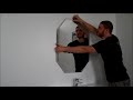 How to hang a Decor Wonderland Mirror with Cross Brackets