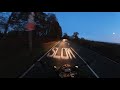 Scotland, a magical ride into the sunset onboard the Kawasaki ZZR 1400 with pillion discussing life.