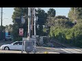 BNSF Lumber Train at Carson Street Railroad Crossing.