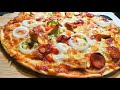Domino's Style Thin Crust Pizza Recipe | Homemade Pizza Crust Tutorial