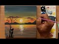 Easy acrylic painting / three incredible paintings step by step