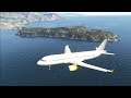 Fenix A320 | RNAV-Visual Approach at Nice Runway 22 | Real Airbus Pilot