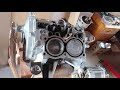 Saab/Ford V4 Silver Engine testing after bottom rebuild.