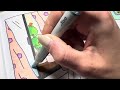 Coloring BOBBIE GOODS - MIDDAY NAP Coloring Page with Copic Markers, Glitter & Relaxing Music
