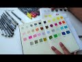 How I Use Mixed Media in the Royal Talens Art Creations Sketchbook – test materials & paint with me!