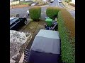 Kid crashes into grate because he went to fast on bike/speed mort