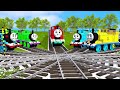 【踏切アニメ】あぶない電車 TRAIN THOMAS 🚦 Fumikiri 3D Railroad Crossing Animation #1