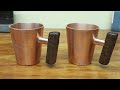 Making Solid Copper Mugs, but should you drink from them?