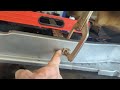 VW Bus Door track installation. Part1