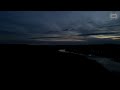 Elizabeth & Forward Township, PA - Sunset on the Monongahela River  - Hyperlapse/Timelapse