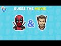 Guess the MOVIE by Emoji 🎬🥤🍿 Inside Out 2, Wish, The Little Mermaid, Moana, Ratatouille