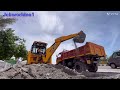 JCB 3DX Loading Mud Swaraj 644 Tractors and Swaraj Mazda Super || jcbworldno1