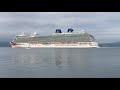 Britannia Cruise ship leaving Greenock