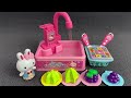 5-minute satisfying unboxing, cute rabbit toys, kitchen game collection, ASMR review toys